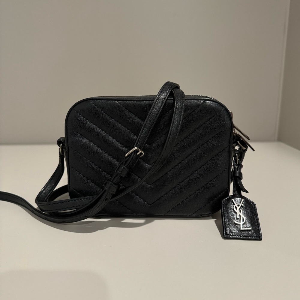 Saint Laurent Chevron Camera Bag